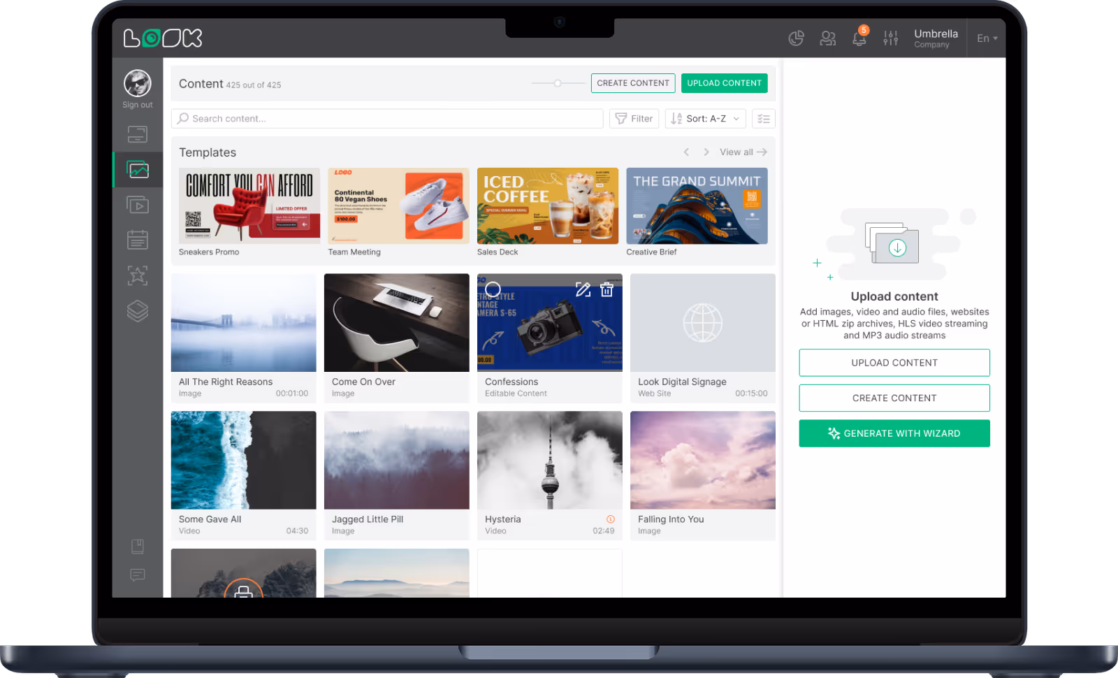 Laptop Screenshot dashboard