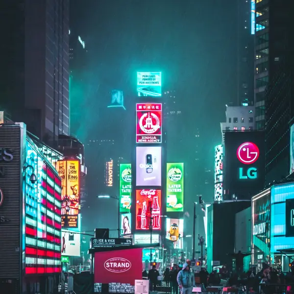 Digital signage for advertising