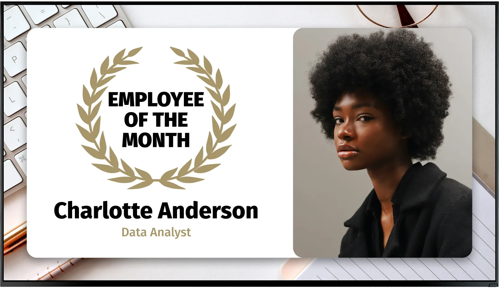 Digital Signage for Corporate: Employee of the Month