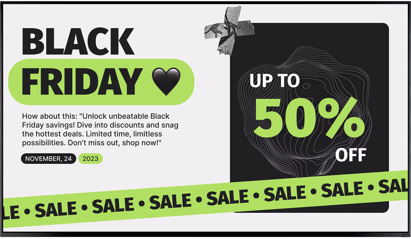 black friday sale